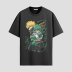 My Hero Academia – Deku & Bakugo Hero Duo Oversized T-shirt