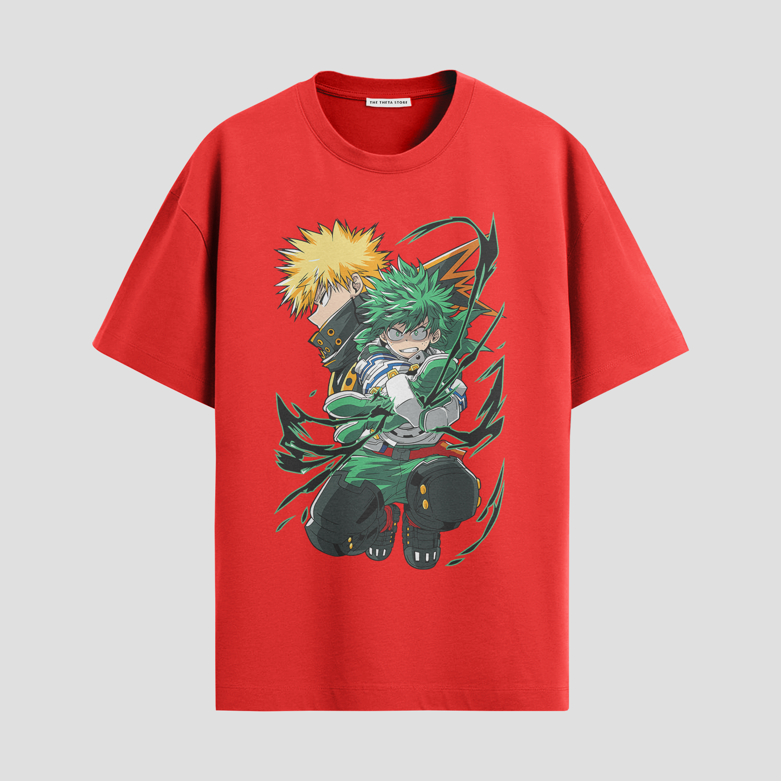 My Hero Academia – Deku & Bakugo Hero Duo Oversized T-shirt